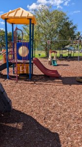 View of kids playground.