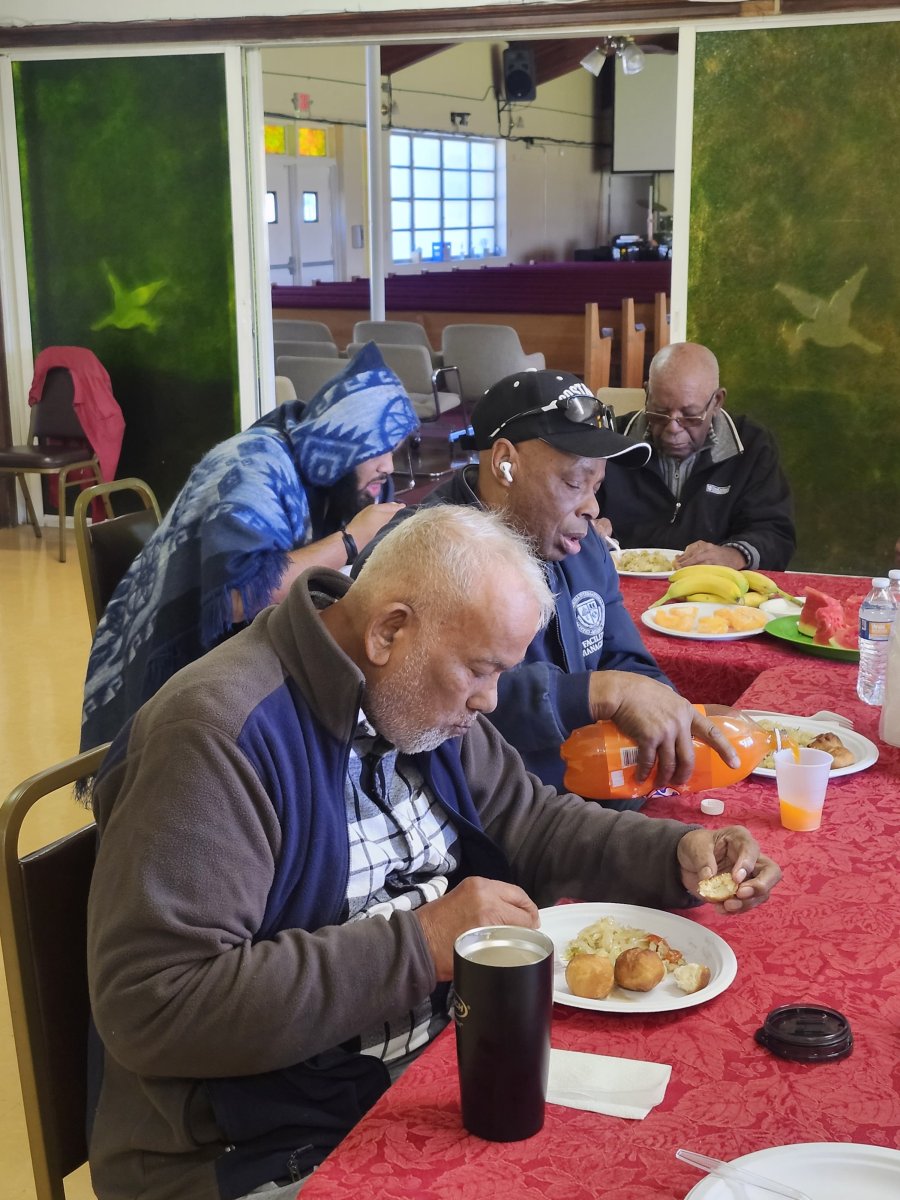 Photograph for story: Men's Work Day